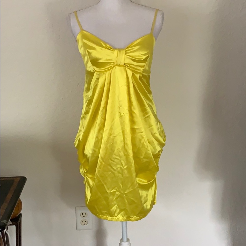 Love gold dress